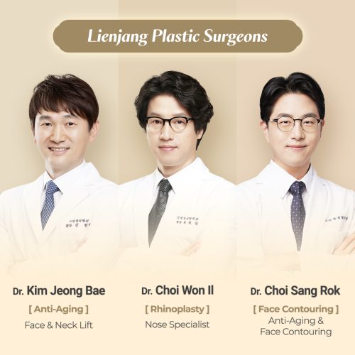 Meet our doctors! Lienjang's plastic surgeons prioritize patients' safety and utilize their extensive experience to deliver exceptional results.